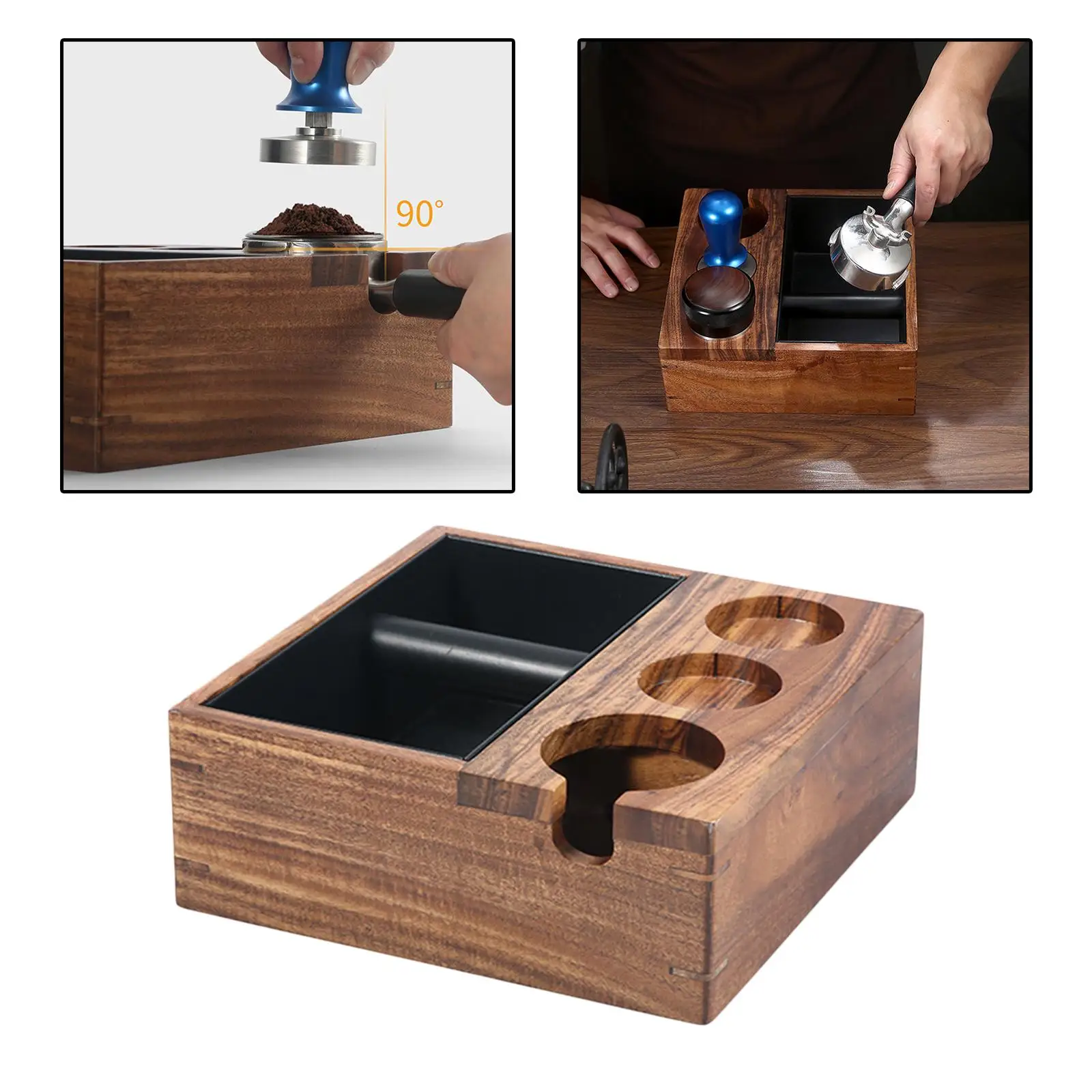 58mm Coffee Knock Box Barista Accessories Coffee Tamper Station Holder Pad Tamping Station Durable Coffee Tamping Stand
58mm Coffee Knock Box Barista Accessories Coffee Tamper Station Holder Pad Tamping Station Durable Coffee Tamping Stand