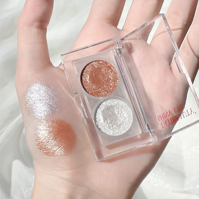 Pumpkin Two-color Mashed Potato Eyeshadow Waterproof Cowgirl Pearl Glitter Sequins Earth Color 
Pumpkin Two-color Mashed Potato Eyeshadow Waterproof Cowgirl Pearl Glitter Sequins Earth Color