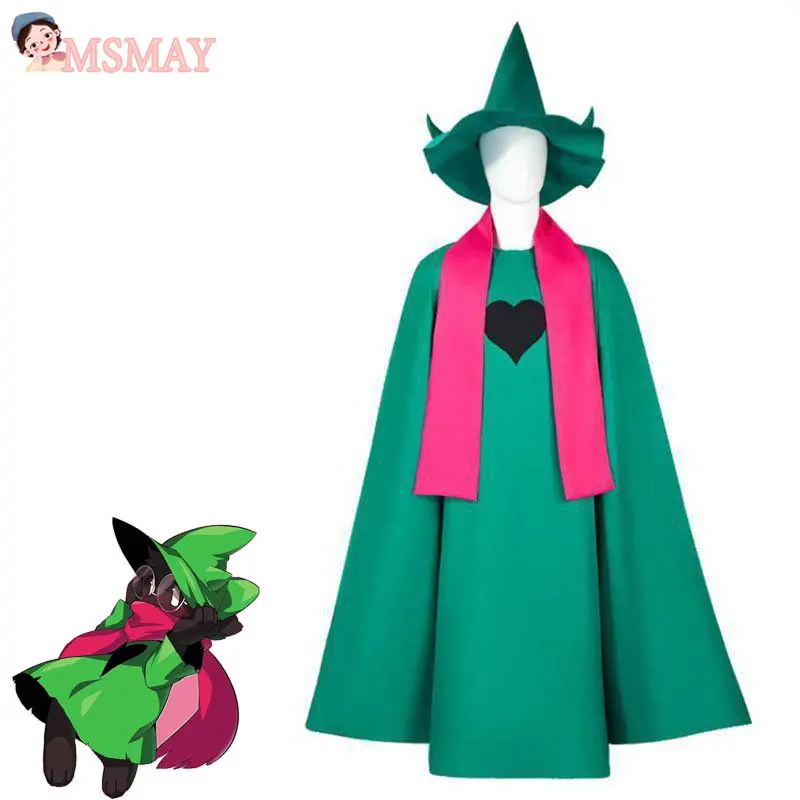 MsMay Game Deltarune Ralsei костюмы для косплея, карнавальный костюм на Хэллоуин, мужской, женский, красивый, забавный, для рождественской и новогодней вечеринки
MsMay Game Deltarune Ralsei костюмы для косплея, карнавальный костюм на Хэллоуин, мужской, женский, красивый, забавный, для рождественской и новогодней вечеринки