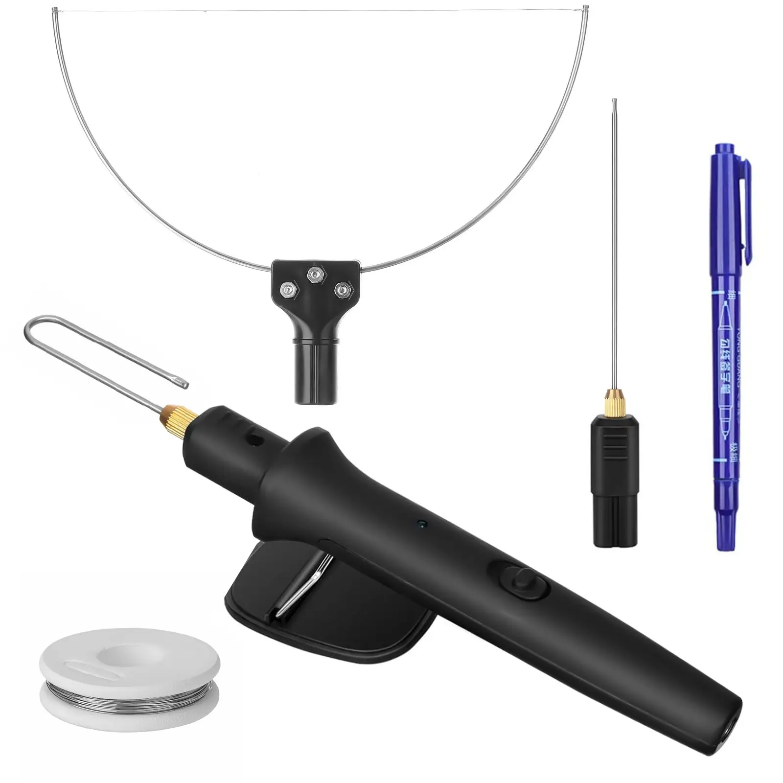 3 in 1 Foam Cutter Electric Cutting Machine Pen Tools Kit 100-240V 18W Styrofoam For Cutting Holes Digging Details Handling
3 in 1 Foam Cutter Electric Cutting Machine Pen Tools Kit 100-240V 18W Styrofoam For Cutting Holes Digging Details Handling
