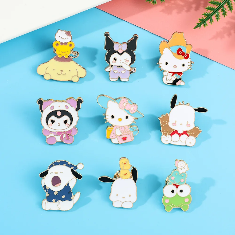 Sanrio Hello Kitty Pin Backpack Kuromi Cinnamon My Melody Anime Lapel Badges Cute Brooch Fashion Jewelry Accessories Girl Gifts
Sanrio Hello Kitty Pin Backpack Kuromi Cinnamon My Melody Anime Lapel Badges Cute Brooch Fashion Jewelry Accessories Girl Gifts