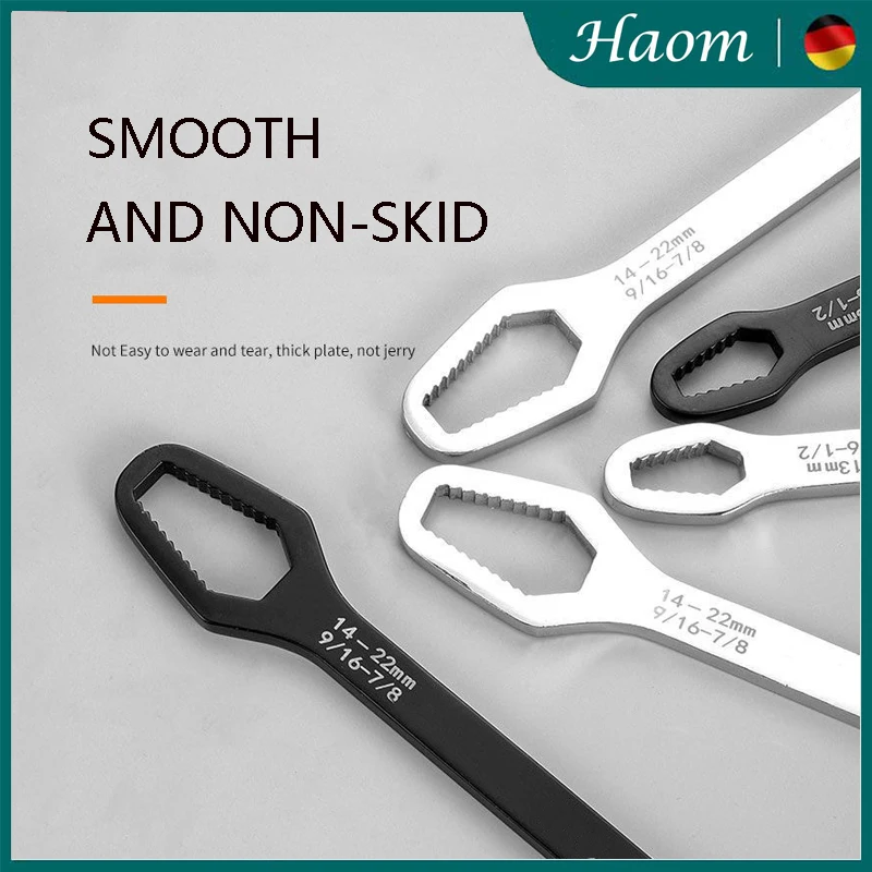 Haom Universal Double-Head Wrench Torx Spanner Car Bicycle Repair Tool Screw Nuts Wrenches Ratchet Wrench Double End Hand Tool
Haom Universal Double-Head Wrench Torx Spanner Car Bicycle Repair Tool Screw Nuts Wrenches Ratchet Wrench Double End Hand Tool