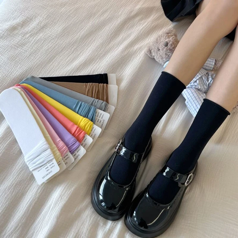 Ice and Ice Socks Women's Thin Summer Goose Fleece Pile Socks Medium Tube Long Socks Ins Tidal Pure White Long Tube JK Socks
Ice and Ice Socks Women's Thin Summer Goose Fleece Pile Socks Medium Tube Long Socks Ins Tidal Pure White Long Tube JK Socks