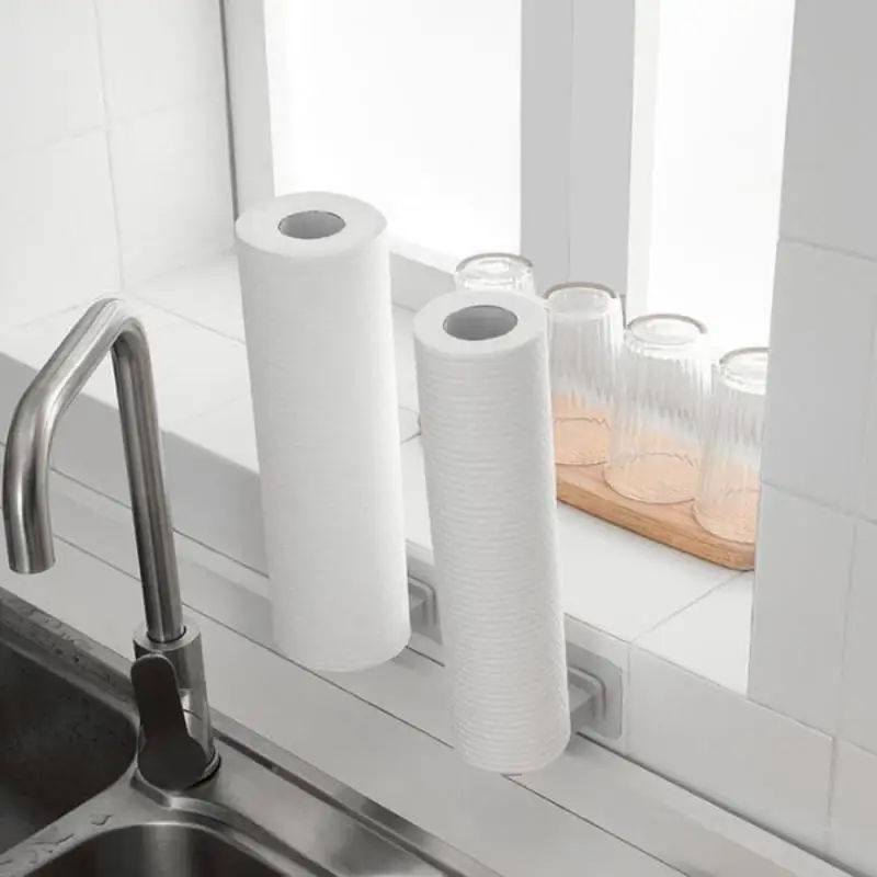 Kitchen Tissue Organizer Rack No Trace Couple Wall Hangings Paper Roll Preservation Film Storage Rack Bathroom Roll Paper Shelf
Kitchen Tissue Organizer Rack No Trace Couple Wall Hangings Paper Roll Preservation Film Storage Rack Bathroom Roll Paper Shelf