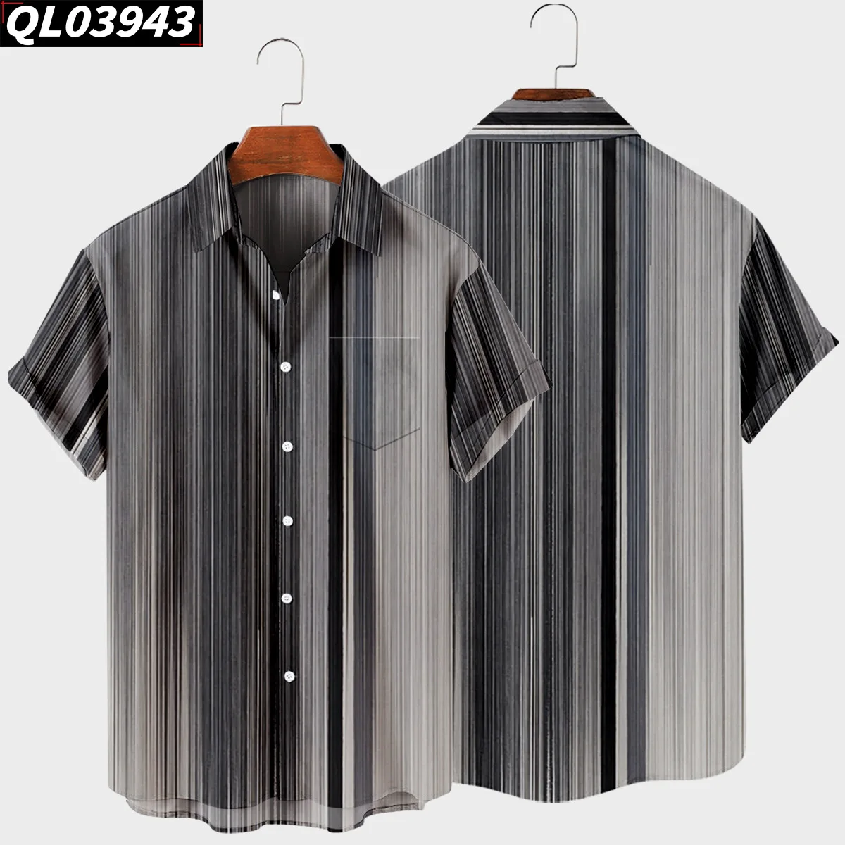 New Men's Shirts Casual Retro Vintage Colorful Stripe Splicing Short Sleeve Button Up Pocket Shirts
New Men's Shirts Casual Retro Vintage Colorful Stripe Splicing Short Sleeve Button Up Pocket Shirts
