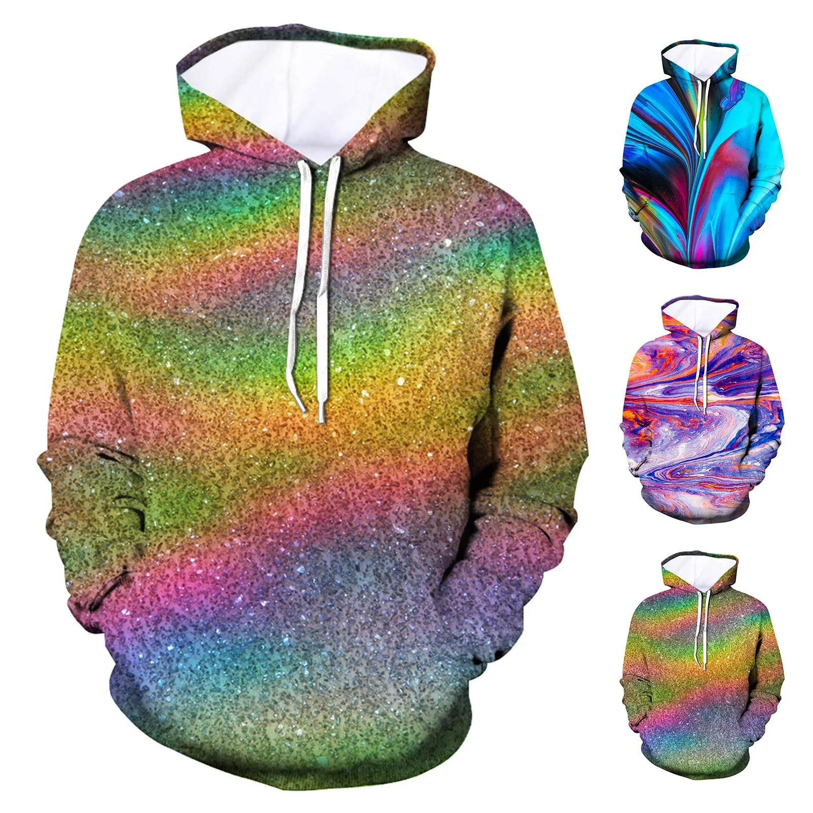 Women Long Sleeve 3D Printed Lightweight Hoodies Drawstring Sweatshirts Casual Tunic Sweatshirts for Women to Wear with Leggings
Women Long Sleeve 3D Printed Lightweight Hoodies Drawstring Sweatshirts Casual Tunic Sweatshirts for Women to Wear with Leggings