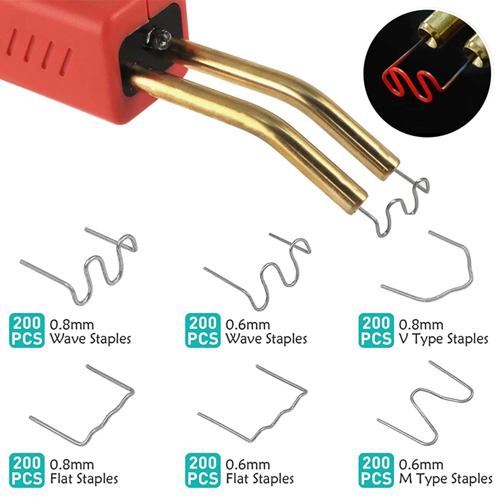 1200pcs Hot Staples Plastic Welding For Car Bumper Fender Welder Stapler Repair Staples Automotive Repair Kit Welding Machine
1200pcs Hot Staples Plastic Welding For Car Bumper Fender Welder Stapler Repair Staples Automotive Repair Kit Welding Machine
