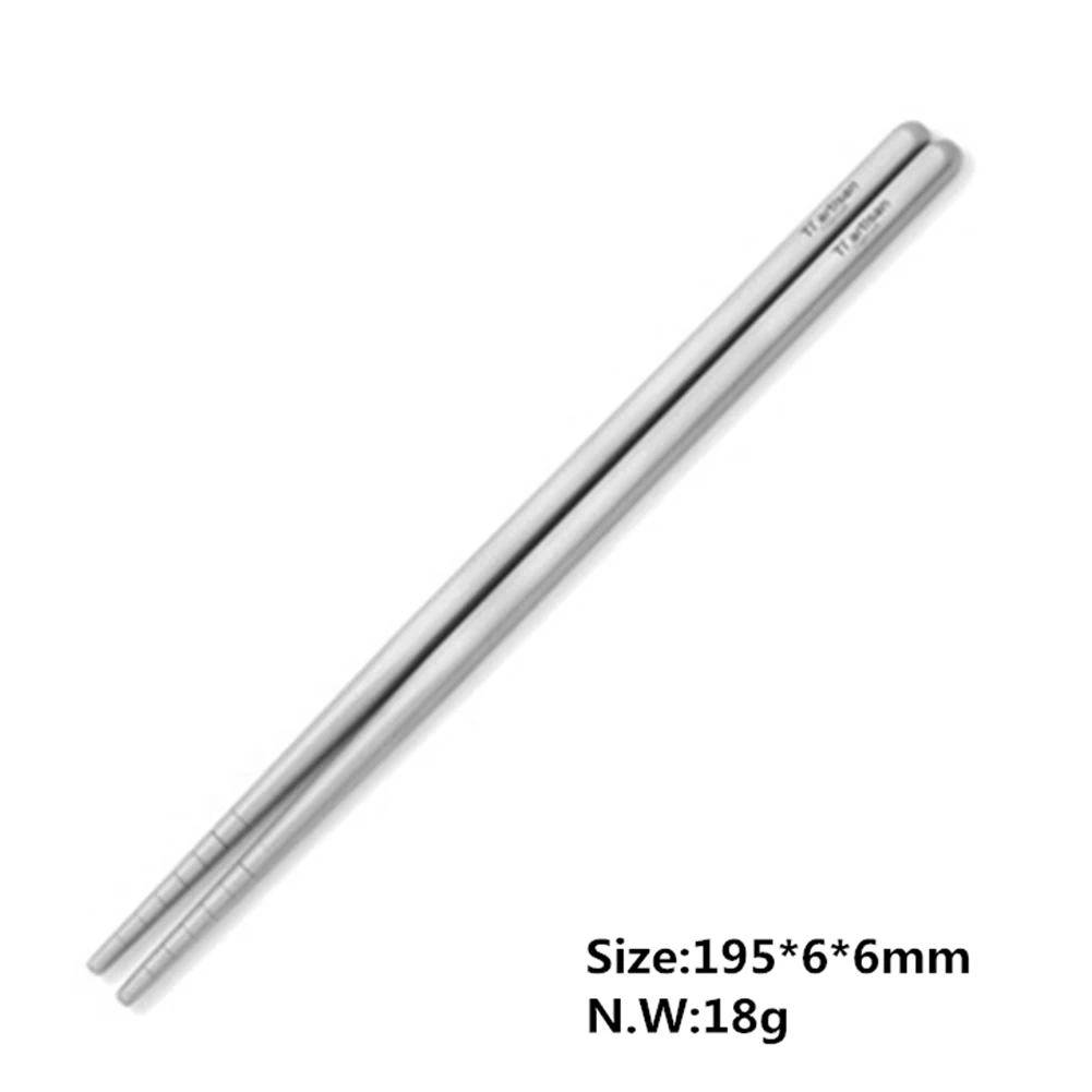 1 Pair Titanium Non-Slip Chopsticks Lightweight Eco-Friendly Outdoor Tableware Versatile Portable Utensil Canping Hiking Picnic
1 Pair Titanium Non-Slip Chopsticks Lightweight Eco-Friendly Outdoor Tableware Versatile Portable Utensil Canping Hiking Picnic