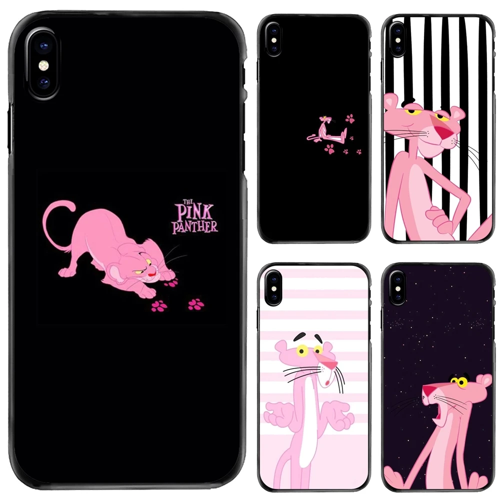 

Lovely Pink Panther Hard Phone Cover Case For Apple iPhone 11 12 13 14 Pro MAX Mini 5 5S SE 6 6S 7 8 Plus 10 X XR XS