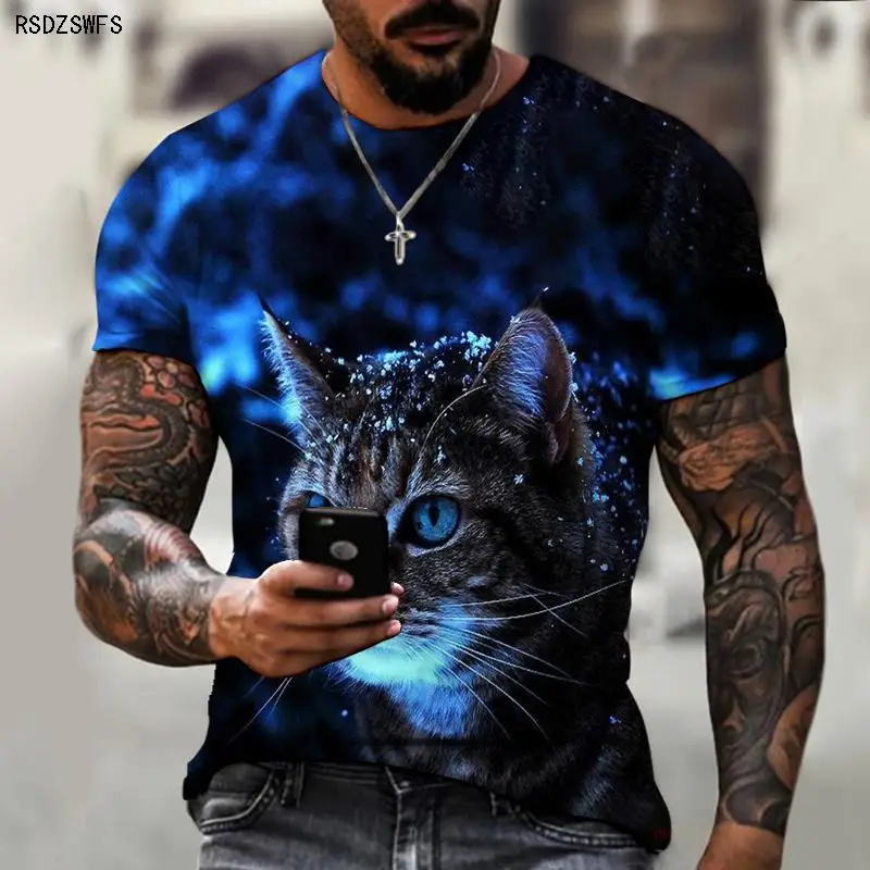 Cute and funny animal print T-shirt 3d printing Harajuku top summer men's casual T-shirt shirt fashion streetwear 5XL
Cute and funny animal print T-shirt 3d printing Harajuku top summer men's casual T-shirt shirt fashion streetwear 5XL