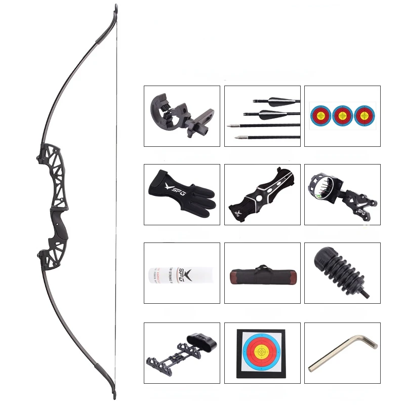 Bow and Arrow Powerful Recurve Bow Take Down Bow 40Lbs with Fiberglass Sets Arrows and Arrow Tube for Archery Hunting Accessory
Bow and Arrow Powerful Recurve Bow Take Down Bow 40Lbs with Fiberglass Sets Arrows and Arrow Tube for Archery Hunting Accessory