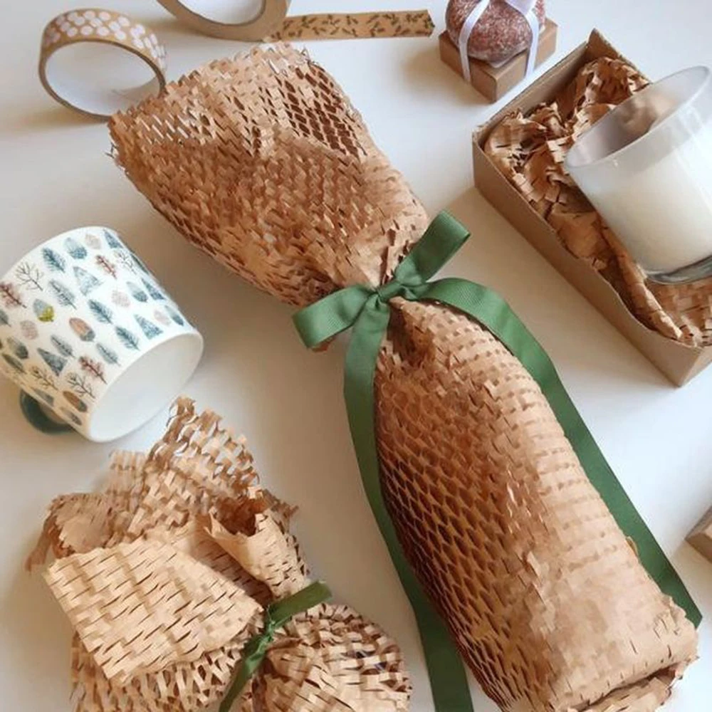 Hysen 50cm*2m Honeycomb Wrap For Packaging Business Craft Kraft Eco-friendly Gift Paper Roll Multiple Color
Hysen 50cm*2m Honeycomb Wrap For Packaging Business Craft Kraft Eco-friendly Gift Paper Roll Multiple Color
