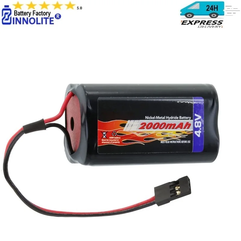 4.8V NiMH 2000mAh Battery Compatible with RC Receivers, Airplanes Repalacement for 8UA(F/P)S, 8UA(F/P), 8UH(F/P)S,8UH(F/P), 7NFK
4.8V NiMH 2000mAh Battery Compatible with RC Receivers, Airplanes Repalacement for 8UA(F/P)S, 8UA(F/P), 8UH(F/P)S,8UH(F/P), 7NFK