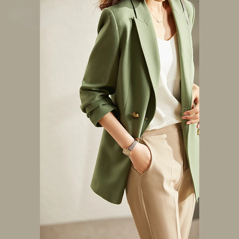 Women's Blazer Retro Double Breasted Solid Jackets 2021 Autumn Winter Work Wear Pockets Coats Lady Outwear Tops F8633
Women's Blazer Retro Double Breasted Solid Jackets 2021 Autumn Winter Work Wear Pockets Coats Lady Outwear Tops F8633