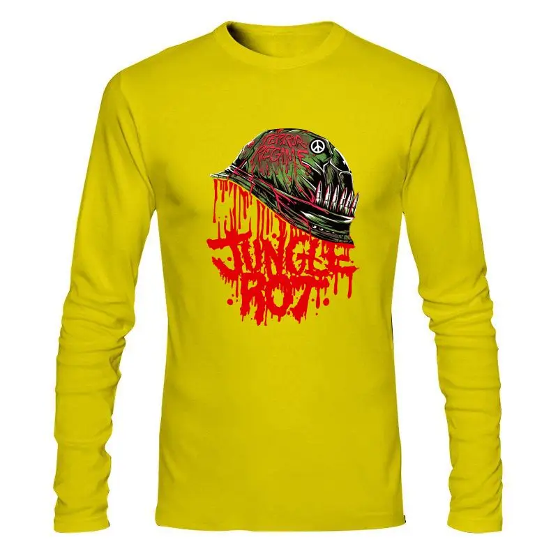 Мужская одежда, новинка, футболка с изображением джунглей гнили, полностью Металлическая гнили, черная футболка, мужские футболки высокого ...
Мужская одежда, новинка, футболка с изображением джунглей гнили, полностью Металлическая гнили, черная футболка, мужские футболки высокого ...