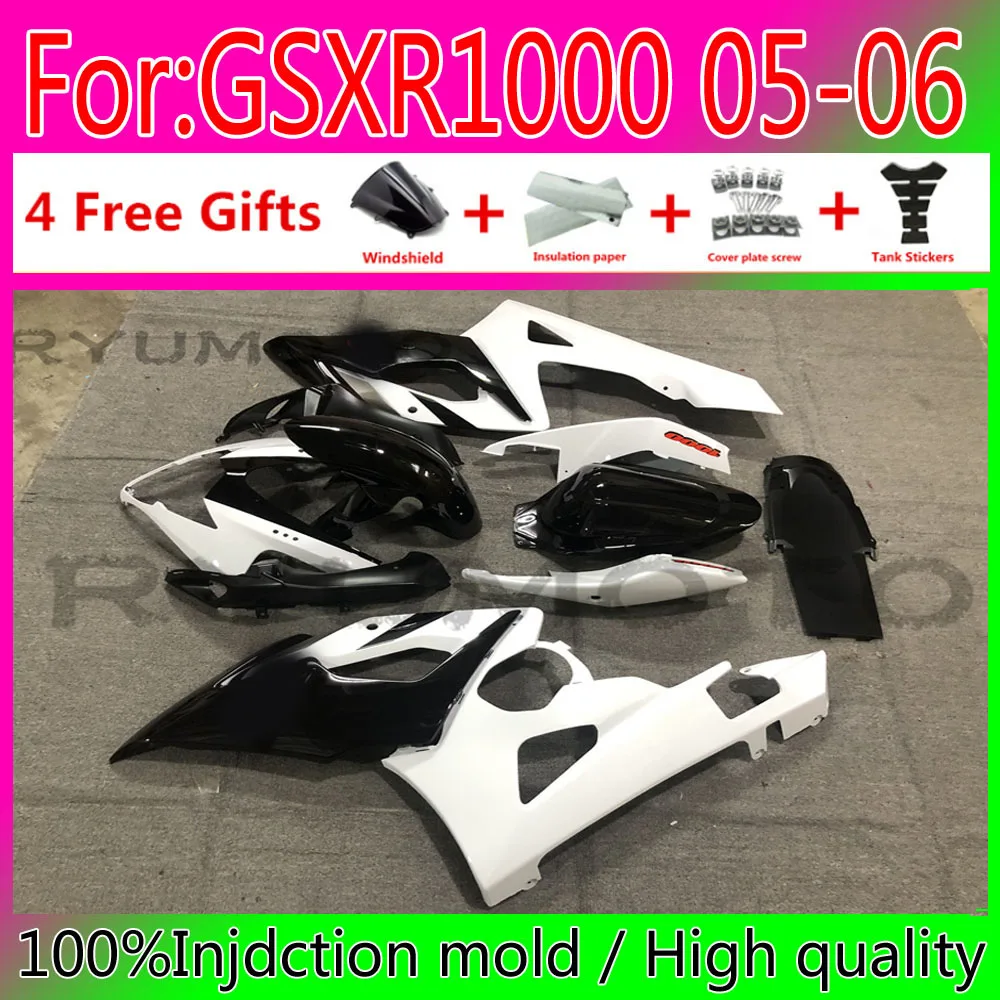 Motorcycles Bodywork ABS Fairing Kit For Suzuki GSXR1000 2005 2006 K5 GSXR 1000 05 Plastic Fairings black white
Motorcycles Bodywork ABS Fairing Kit For Suzuki GSXR1000 2005 2006 K5 GSXR 1000 05 Plastic Fairings black white