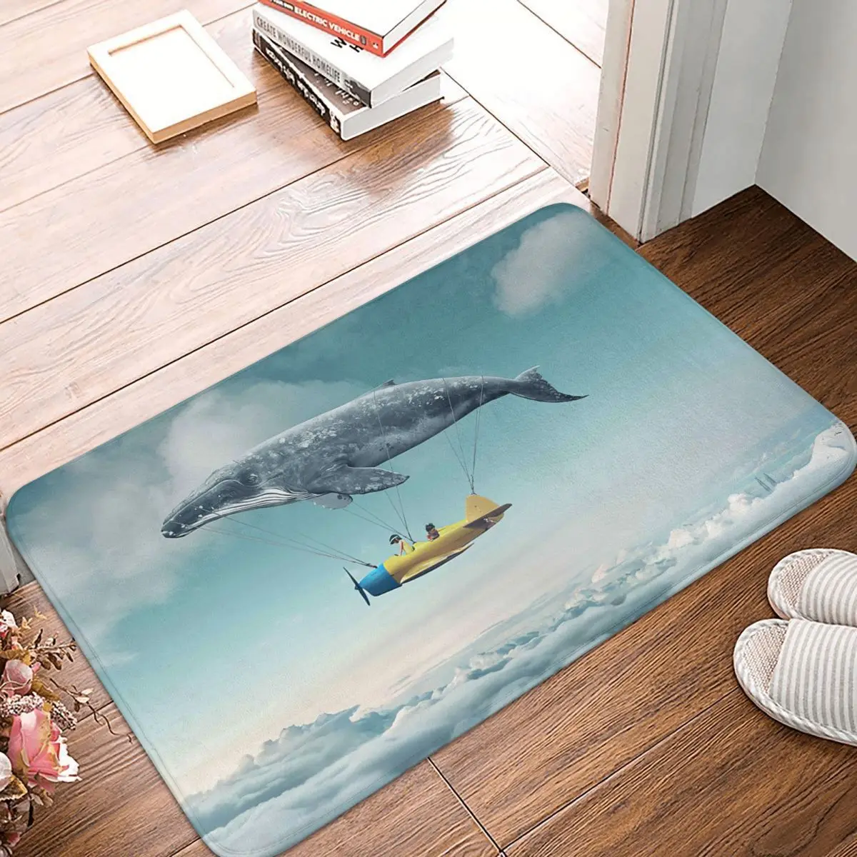 

Take Me To The Dream Fantasy Collage Art.Doormat Rug carpet Mat Footpad Bath mat Non-slip toilet Balcony Parlor durable Washable