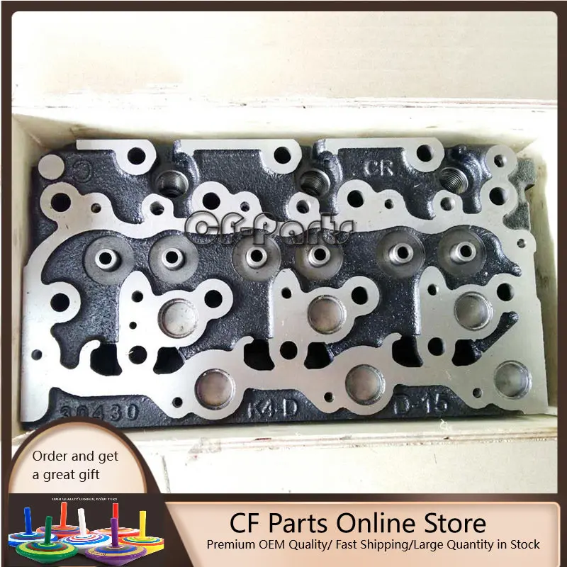 Free Shipping Complete Cylinder Head For Kubota D1703 Engine New Model With 4 Water-holes 
Free Shipping Complete Cylinder Head For Kubota D1703 Engine New Model With 4 Water-holes