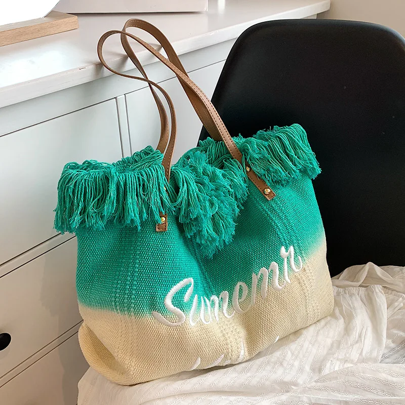 Tassel Shoulder Crossbody Bag Large Capacity Shopping Shopper Bags for Women Tote Cute Luxury Designer Handbag 2022 Trend 
Tassel Shoulder Crossbody Bag Large Capacity Shopping Shopper Bags for Women Tote Cute Luxury Designer Handbag 2022 Trend