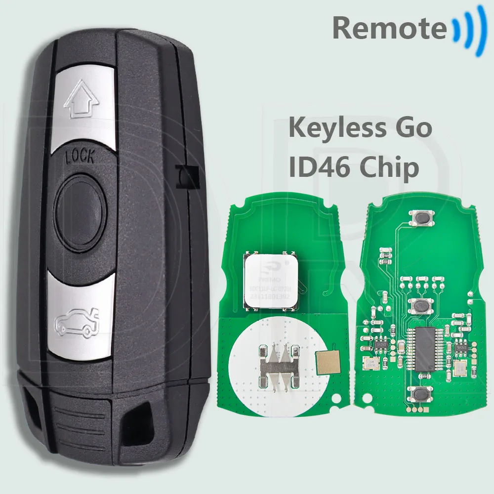 Система DR CAS3 ID46 Чип 315/434/868 МГц Half Smart/Keyless Go Автомобильный дистанционный ключ для BMW 1 3 5 X3 X5 X6 E60 E61 E70 E71 E87 E90 Z4
Система DR CAS3 ID46 Чип 315/434/868 МГц Half Smart/Keyless Go Автомобильный дистанционный ключ для BMW 1 3 5 X3 X5 X6 E60 E61 E70 E71 E87 E90 Z4