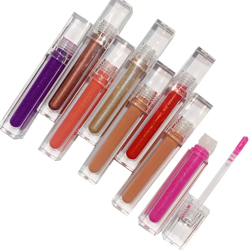 24 color transparent square tube pearlescent moisturizing shiny liquid lipstick low MOQ wholesale custom private label cosmetics
24 color transparent square tube pearlescent moisturizing shiny liquid lipstick low MOQ wholesale custom private label cosmetics