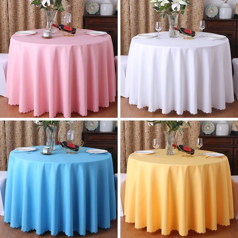 24 Colors Round Dining Table Cloth Hotel Banquet Family Large Round Tablecloth Home Furnishing Decoration
24 Colors Round Dining Table Cloth Hotel Banquet Family Large Round Tablecloth Home Furnishing Decoration