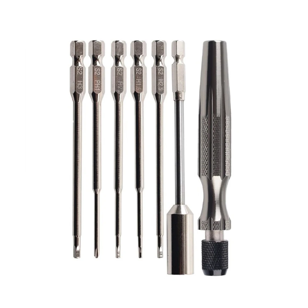 7PCS Set PH1 H1.5/H 2.0/H2.5/H3.0 Handle Hex Driver Screwdriver Hexagonal Wrenches Socket Wrenches Screwdriver
7PCS Set PH1 H1.5/H 2.0/H2.5/H3.0 Handle Hex Driver Screwdriver Hexagonal Wrenches Socket Wrenches Screwdriver