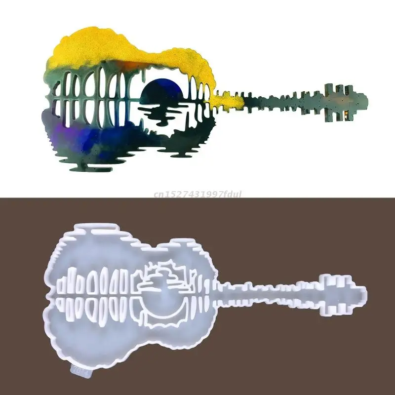 Guitar Shape Wall Hanging Mold Epoxy Glue Silicone Mould Table Soft Ceramic Plaster Ornament Pendant Home Decorations
Guitar Shape Wall Hanging Mold Epoxy Glue Silicone Mould Table Soft Ceramic Plaster Ornament Pendant Home Decorations