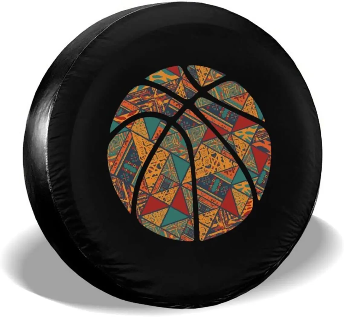 Basketball Vintage Pattern Spare Tire Cover Waterproof Dust-Proof Wheel Protectors Universal for Trailer,Jeep,SUV,RV and 
Basketball Vintage Pattern Spare Tire Cover Waterproof Dust-Proof Wheel Protectors Universal for Trailer,Jeep,SUV,RV and