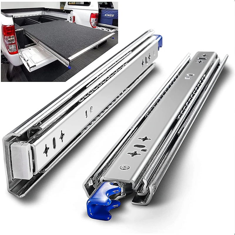 Heavy Duty Drawer Slides 34 Inch with Lock 185 lb Bearing Capacity Full Extension 3 Section Drawer Runners Industrial Rails
Heavy Duty Drawer Slides 34 Inch with Lock 185 lb Bearing Capacity Full Extension 3 Section Drawer Runners Industrial Rails