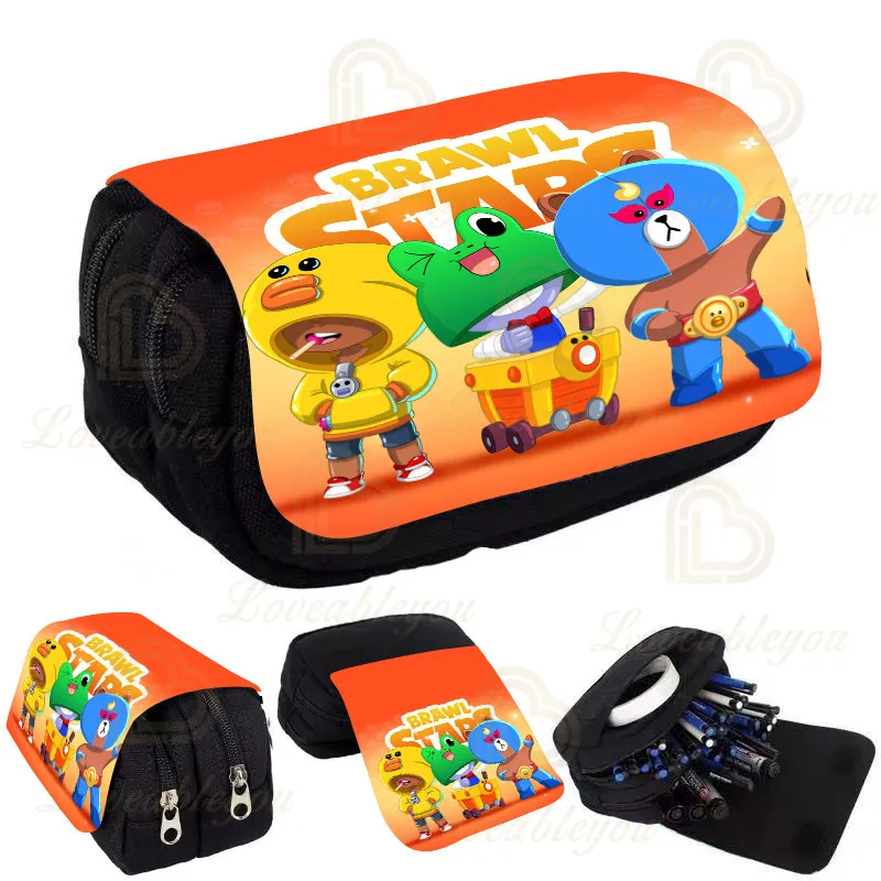 Kids Pencil Box Shoot Stars Print Pencil Case Game Canvas Stretch Double Layer Large Capacity Cute School Stationery
Kids Pencil Box Shoot Stars Print Pencil Case Game Canvas Stretch Double Layer Large Capacity Cute School Stationery