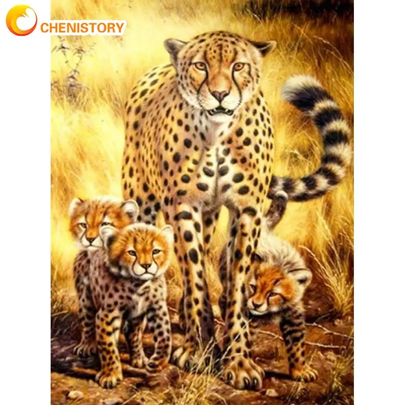 CHENISTORY 5d Full Diamond Painting Leopard Family Diamond Mosaic Animal Cross Stitch Embroidery Creative Diy Handworks Home Dec
CHENISTORY 5d Full Diamond Painting Leopard Family Diamond Mosaic Animal Cross Stitch Embroidery Creative Diy Handworks Home Dec