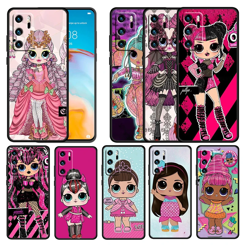L.O.L. SURPRISE Doll For Huawei P50 P20 P30 P40 5G P10 Pro Lite E Plus P9 Lite Mini Silicone Soft TPU Black Phone Case Cover
L.O.L. SURPRISE Doll For Huawei P50 P20 P30 P40 5G P10 Pro Lite E Plus P9 Lite Mini Silicone Soft TPU Black Phone Case Cover