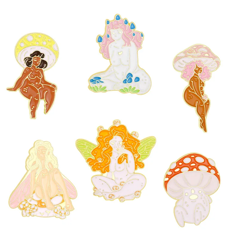 Mushroom Head Girl Brooch Insect Girl Brooch Clothing Accessories Backpack Alloy Brooch Badge Enamel Lapel Pins
Mushroom Head Girl Brooch Insect Girl Brooch Clothing Accessories Backpack Alloy Brooch Badge Enamel Lapel Pins