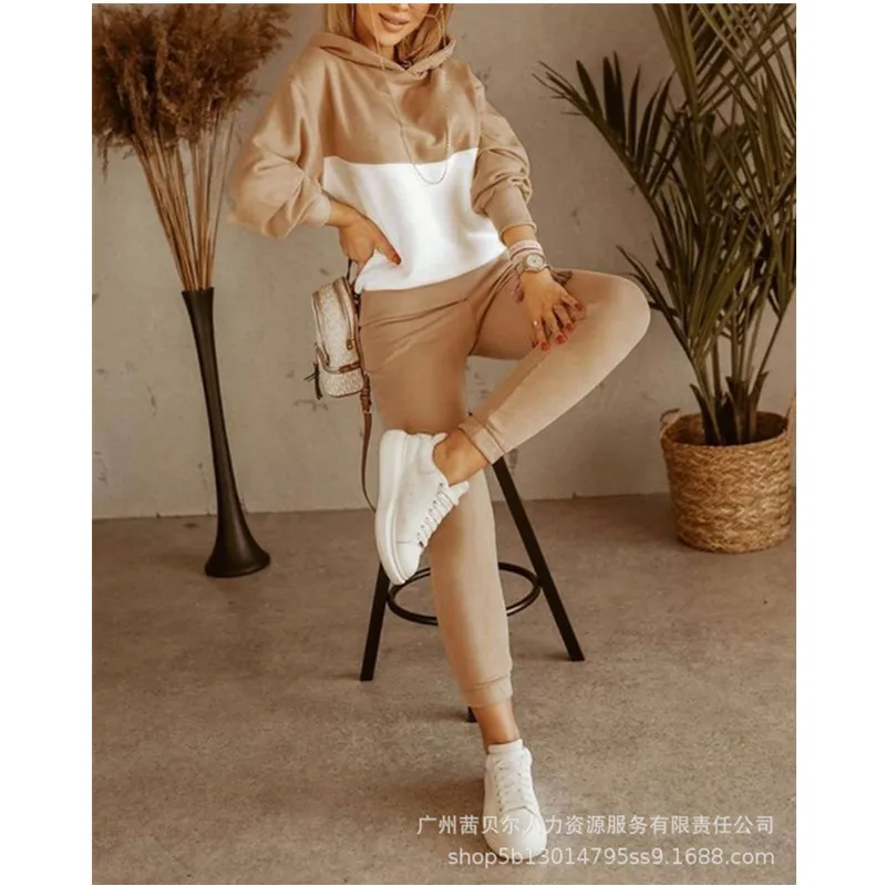 WEPBEL 2 Piece Set Women Splice Patchwork Sweatshirts Long Pants Tracksuits Long Sleeve Sportswear Outfit
WEPBEL 2 Piece Set Women Splice Patchwork Sweatshirts Long Pants Tracksuits Long Sleeve Sportswear Outfit