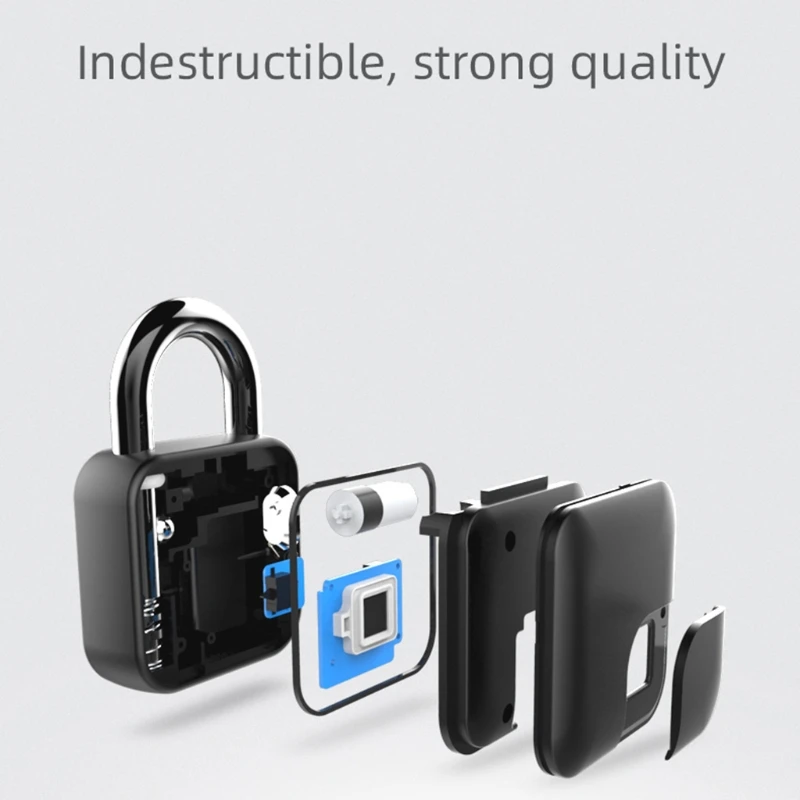 Tuya for Smart Bluetooth-compatible Fingerprint Padlock Keyless USB Charging Thumbprint Door Lock Quick Unlock for Bicycle
Tuya for Smart Bluetooth-compatible Fingerprint Padlock Keyless USB Charging Thumbprint Door Lock Quick Unlock for Bicycle