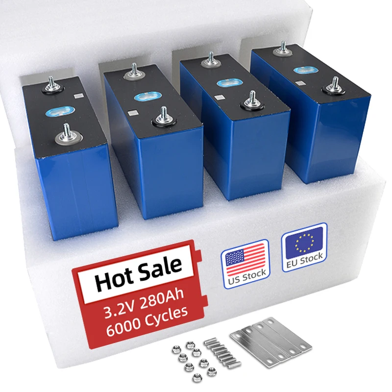 Best Quality 280Ah Lifepo4 12V Grade A Rechargeable Deep Cycle Battery Pack 3.2V Lithium Ion Batteries Phosphate Prismatic Solar
Best Quality 280Ah Lifepo4 12V Grade A Rechargeable Deep Cycle Battery Pack 3.2V Lithium Ion Batteries Phosphate Prismatic Solar