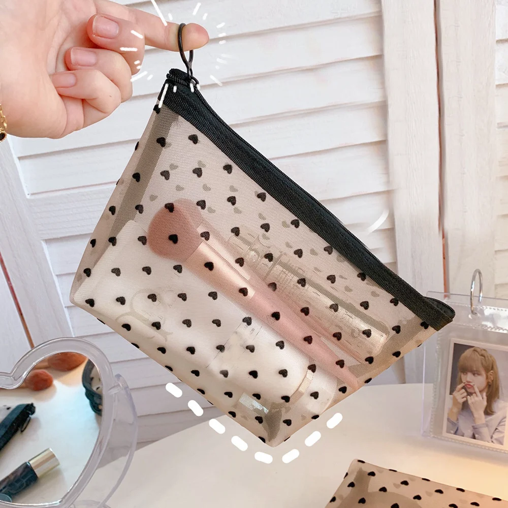 Simple Fashion Mesh Cosmetic Bag for Women S/M/L Set Makeup Bag Lipstick Bag Travel Organizer Makeup Organizer Cosmetics Pouch
Simple Fashion Mesh Cosmetic Bag for Women S/M/L Set Makeup Bag Lipstick Bag Travel Organizer Makeup Organizer Cosmetics Pouch