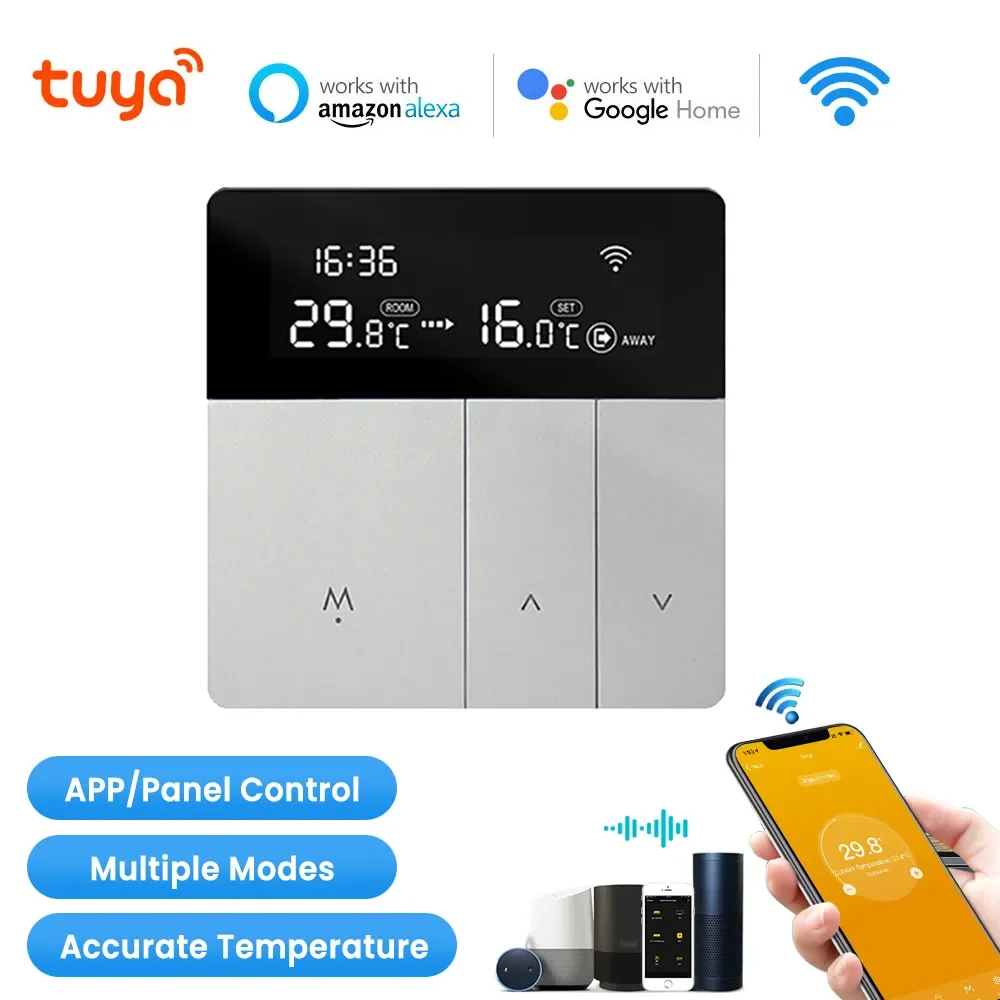 NEW2023 WiFi inteligentny termostat do elektrycznego ogrzewania podłogowego TRV woda/kocioł gazowy pilot temperatury z Google
NEW2023 WiFi inteligentny termostat do elektrycznego ogrzewania podłogowego TRV woda/kocioł gazowy pilot temperatury z Google