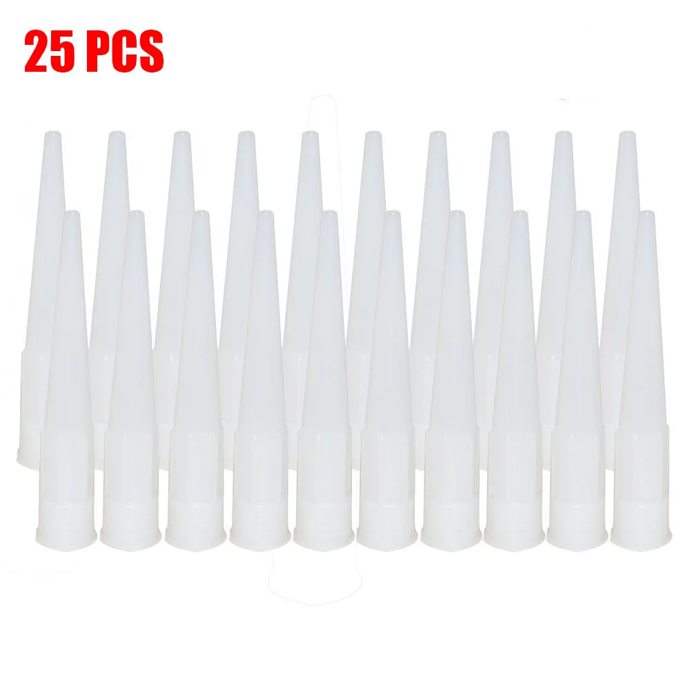 25pcs Spare Glue Nozzle Glass Glue Tip Mouth Sealant Kit For Silicone Caulking Pipes For Door Windows Install Construction Tool
25pcs Spare Glue Nozzle Glass Glue Tip Mouth Sealant Kit For Silicone Caulking Pipes For Door Windows Install Construction Tool