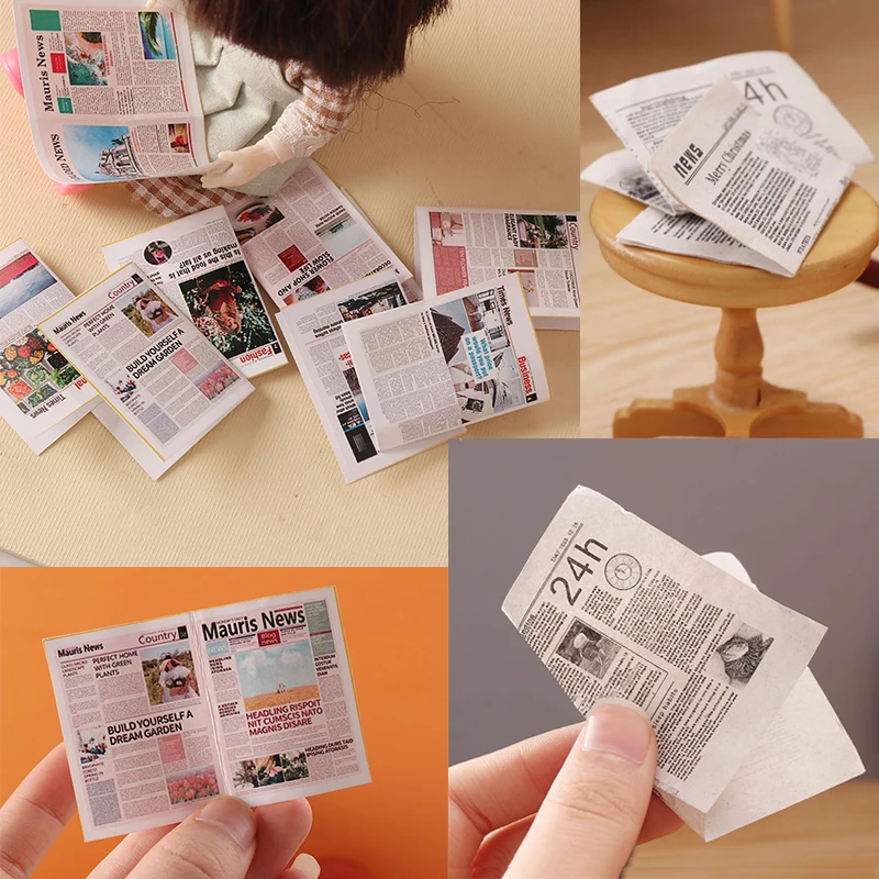 Новинка 1/12 Миниатюрные аксессуары для кукольного домика симпатичная мини газета для Bjd OB11 кукольный домик декоративная игрушка
Новинка 1/12 Миниатюрные аксессуары для кукольного домика симпатичная мини газета для Bjd OB11 кукольный домик декоративная игрушка