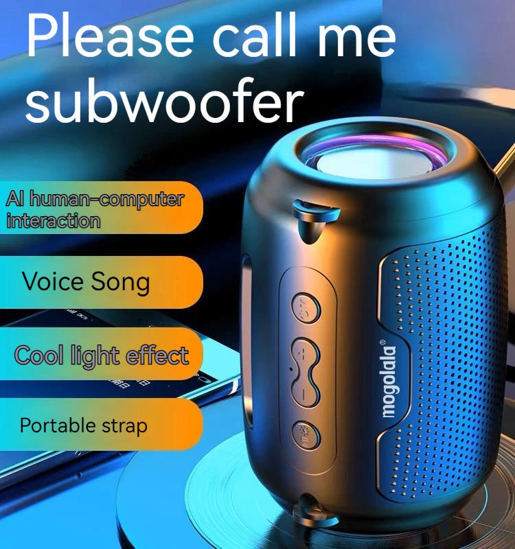 Intelligent Bluetooth speaker, high-quality sound, overweight subwoofer, large volume, small portable car payment small speaker
Intelligent Bluetooth speaker, high-quality sound, overweight subwoofer, large volume, small portable car payment small speaker