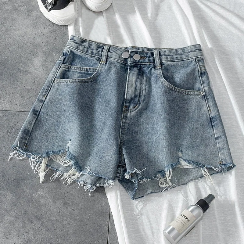 Новые модные дышащие джинсовые шорты женские летние с высокой талией A-word широкие брюки горячие штаны дышащие джинсовые шорты для девочек 
Новые модные дышащие джинсовые шорты женские летние с высокой талией A-word широкие брюки горячие штаны дышащие джинсовые шорты для девочек