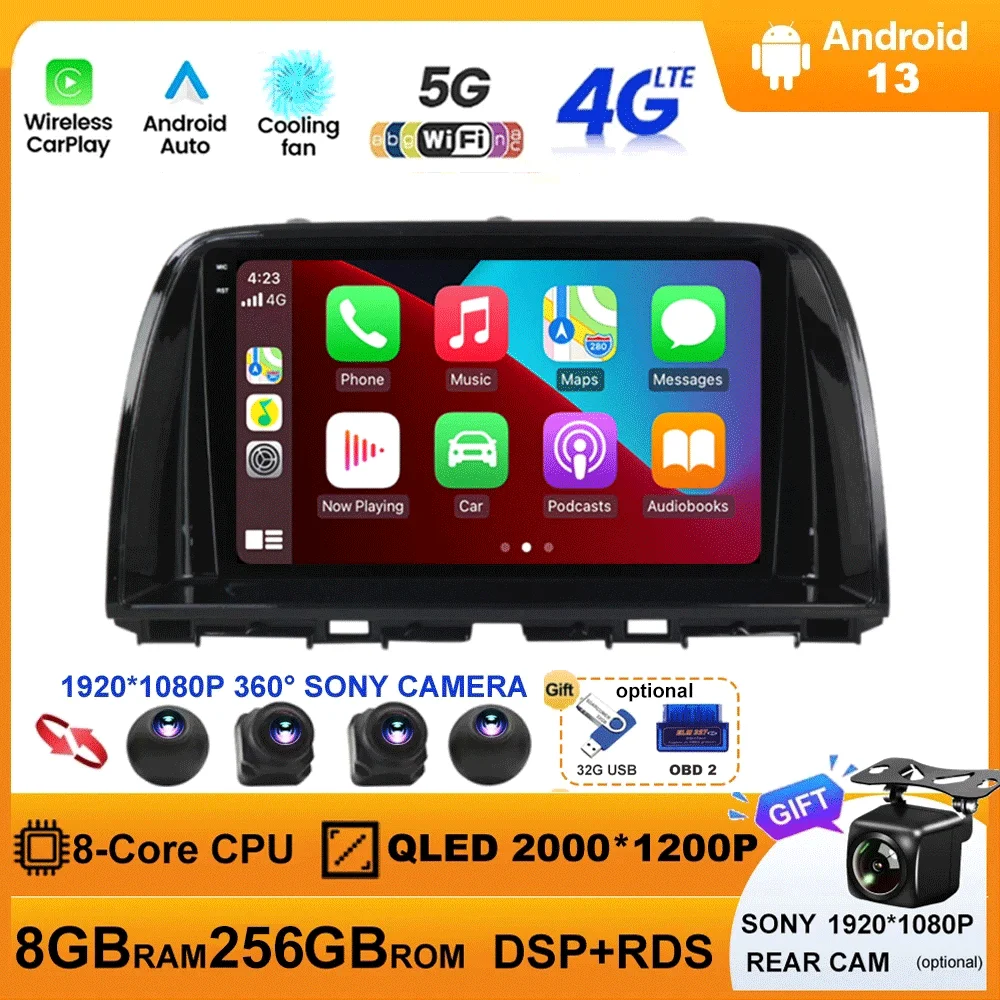 Android 12 Car Radio For Mazda CX5 CX-5 CX 5 2012 - 2015 Carplay Car Multimedia Android Auto WIFI 4G QLED IPS Screen
Android 12 Car Radio For Mazda CX5 CX-5 CX 5 2012 - 2015 Carplay Car Multimedia Android Auto WIFI 4G QLED IPS Screen