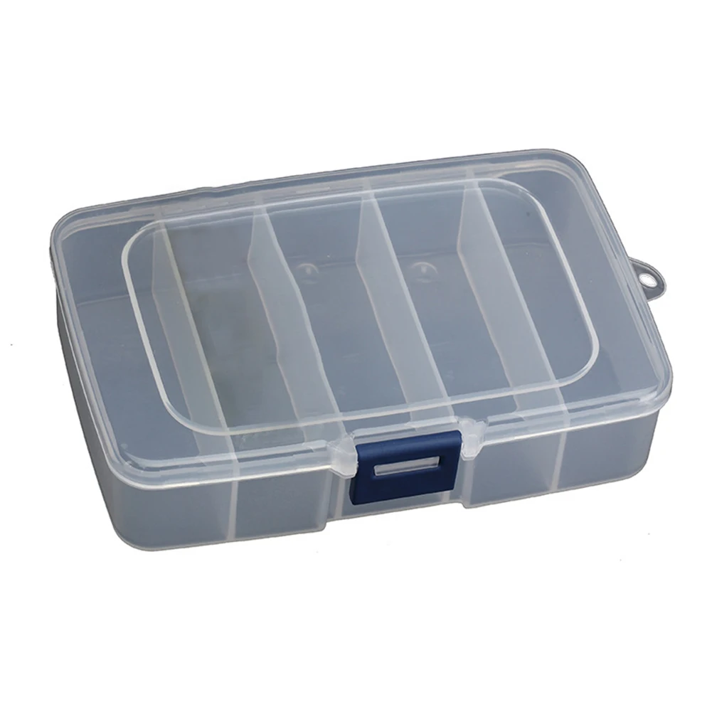 14.3*9*3.5 Cm Translucent Tool Box Five Compartment Screws IC Storage Box Craft Organizer Small Part Container Case Hook Design
14.3*9*3.5 Cm Translucent Tool Box Five Compartment Screws IC Storage Box Craft Organizer Small Part Container Case Hook Design
