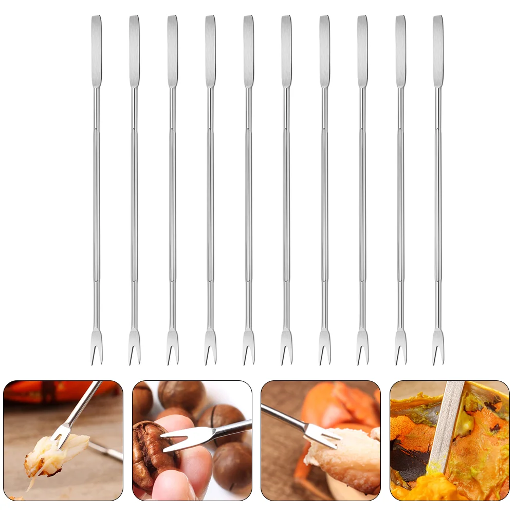 1 Set Oysters Forks Tasting Forks Prawns Fork Picks Kitchen Picnic Seafood Tools Flatware Sets 
1 Set Oysters Forks Tasting Forks Prawns Fork Picks Kitchen Picnic Seafood Tools Flatware Sets
