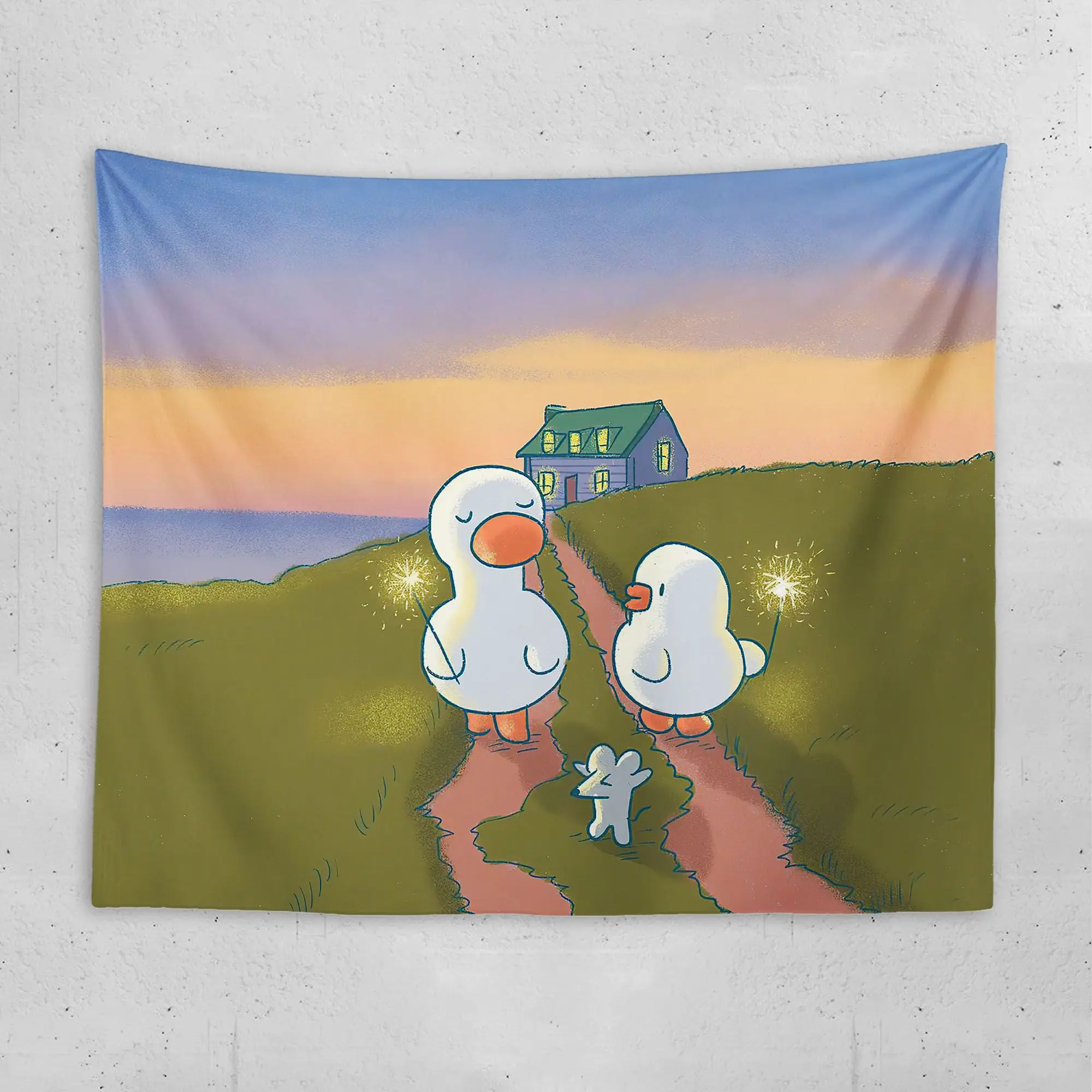 Netizen Cute Bedside Hanging Cloth Background Cloth Photography Room Decoration Items Dormitory Essential Wall Cloth
Netizen Cute Bedside Hanging Cloth Background Cloth Photography Room Decoration Items Dormitory Essential Wall Cloth