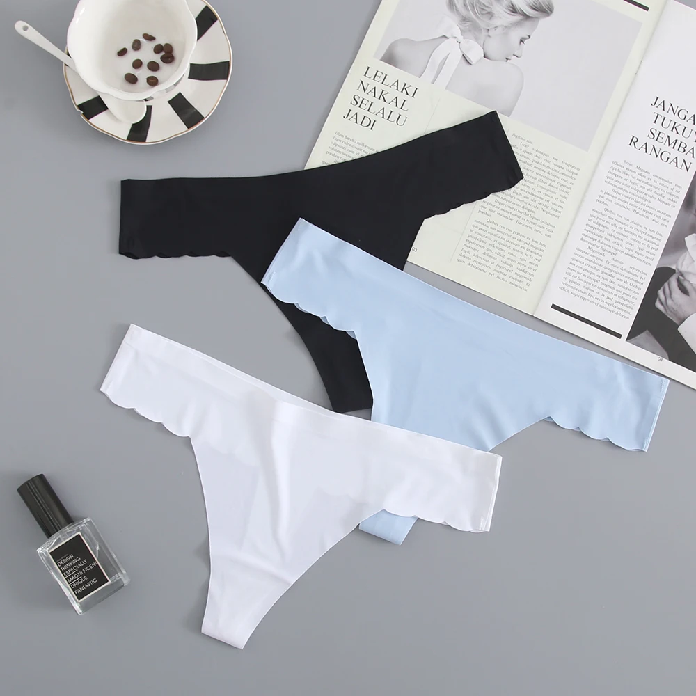 Women Thong Sexy Seamless Underwear Ice Silk Panties Sports Breathable Briefs Girl Low Waist Underpants
Women Thong Sexy Seamless Underwear Ice Silk Panties Sports Breathable Briefs Girl Low Waist Underpants