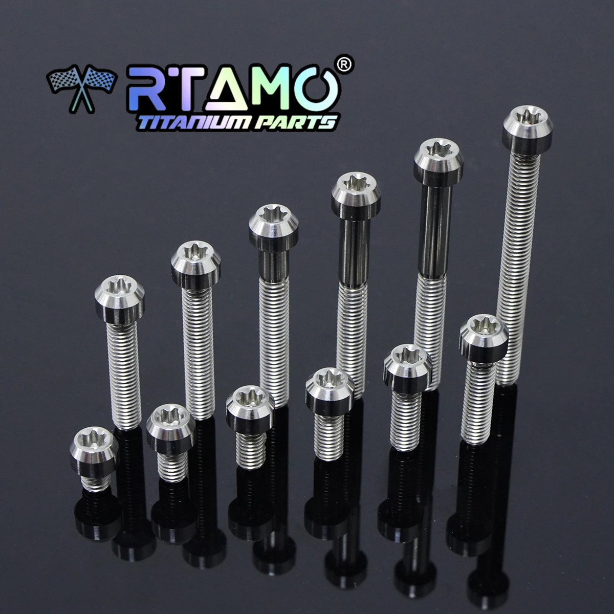 RTAMO титановые болты Torx M5X5/8/10/12/15/20/25/30/35/40/45/50 мм
RTAMO титановые болты Torx M5X5/8/10/12/15/20/25/30/35/40/45/50 мм