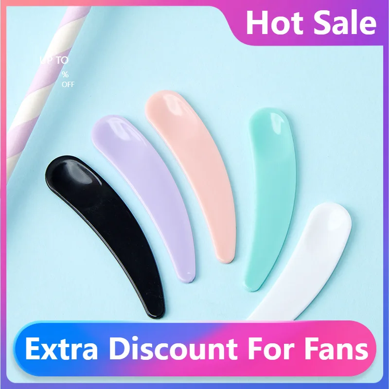 NEW Fashion 10Pcs Mini Cosmetic Spatula Disposable Curved Scoop Mask Cream Spoon Eye Cream Spoon Make Up Face Beauty Tool Kits
NEW Fashion 10Pcs Mini Cosmetic Spatula Disposable Curved Scoop Mask Cream Spoon Eye Cream Spoon Make Up Face Beauty Tool Kits
